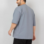 Men's Plussize Oversized Half Sleeves T-Shirt