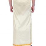 Mens Blended Silk type Jari Dhoti/8 Mulam vesti