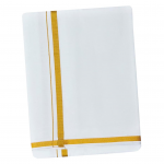 Jari Border Cotton Blended Dhoti For mens & Matching Jari Border Towel (Angavastaram)